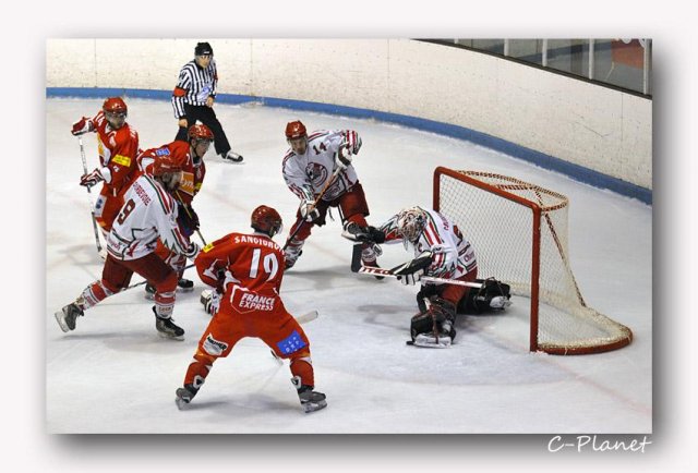 Photo hockey match Valence - Courbevoie  le 21/11/2009