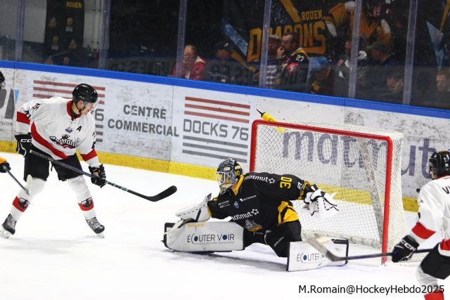Photo hockey match Rouen - Chamonix  le 19/11/2025