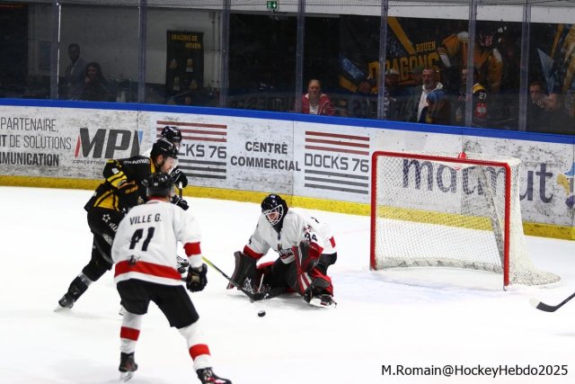 Photo hockey match Rouen - Chamonix  le 19/11/2025