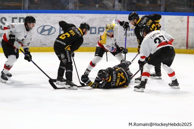 Photo hockey match Rouen - Chamonix  le 19/11/2025