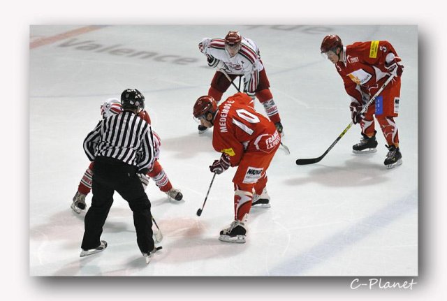 Photo hockey match Valence - Courbevoie  le 21/11/2009