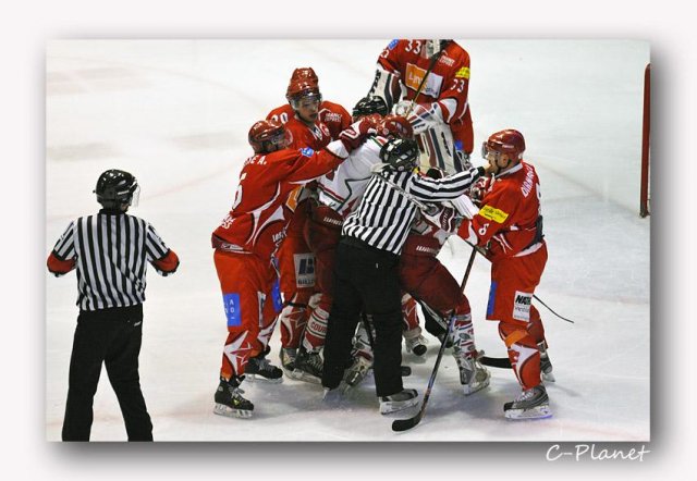 Photo hockey match Valence - Courbevoie  le 21/11/2009