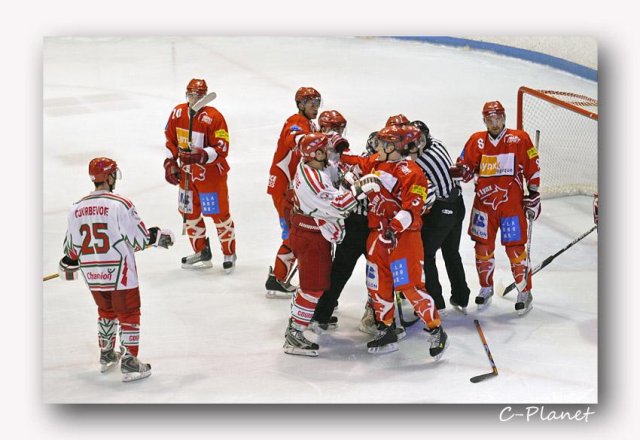 Photo hockey match Valence - Courbevoie  le 21/11/2009