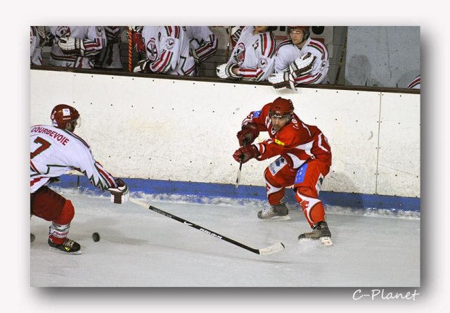 Photo hockey match Valence - Courbevoie  le 21/11/2009