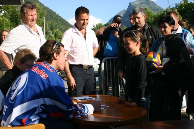 Photo hockey reportage Morzine / Puck et Match 