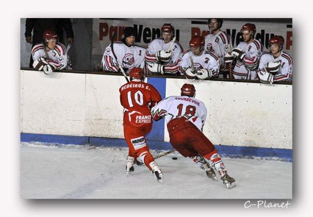 Photo hockey match Valence - Courbevoie  le 21/11/2009