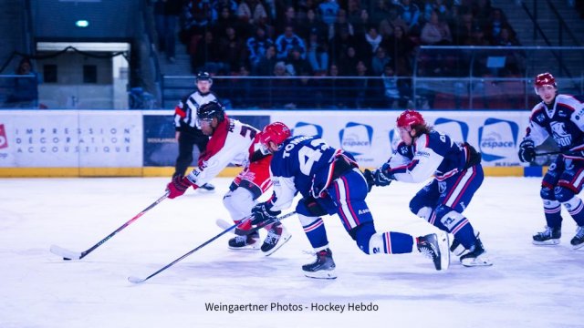 Photo hockey match Lyon - Valenciennes le 22/11/2025