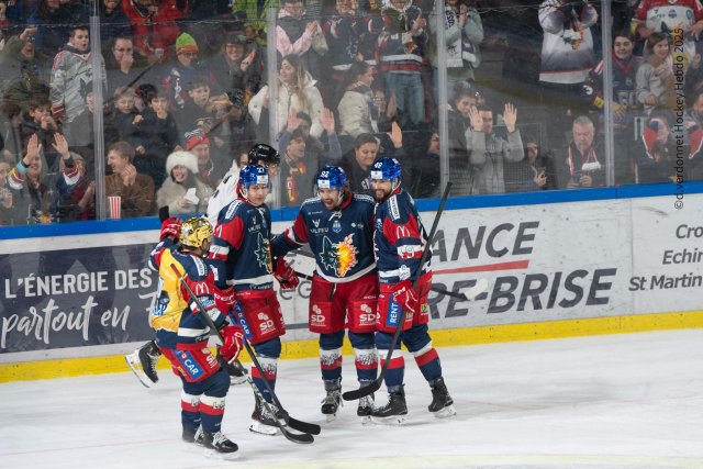 Photo hockey match Grenoble  - Amiens  le 23/11/2025