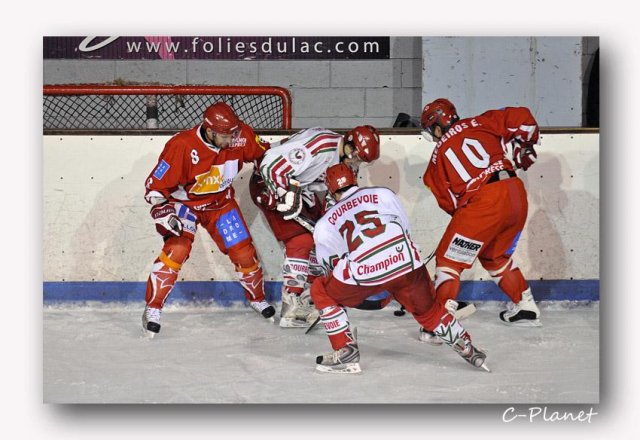 Photo hockey match Valence - Courbevoie  le 21/11/2009