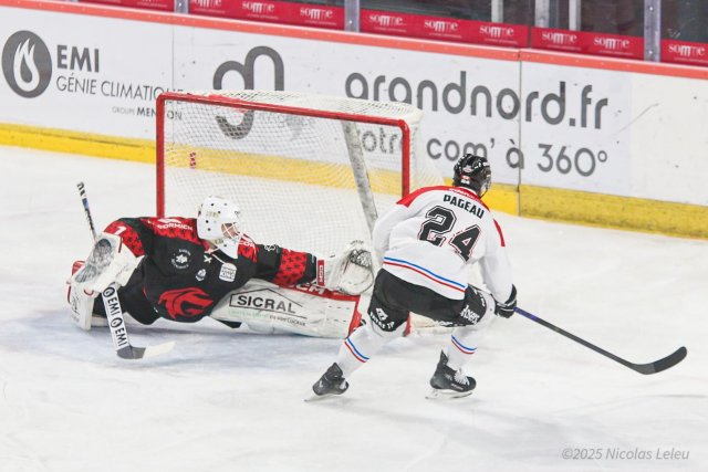 Photo hockey match Amiens  - Bordeaux le 21/11/2025