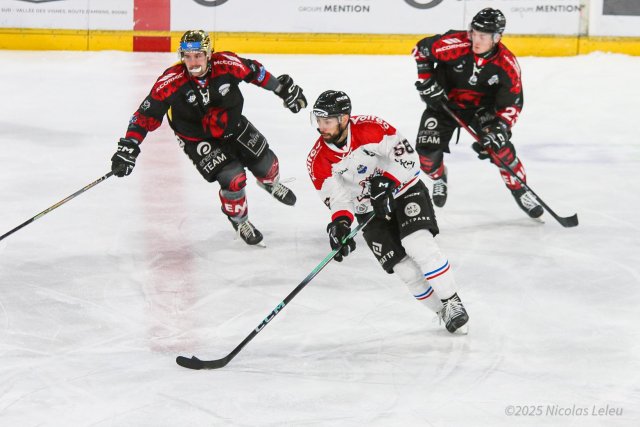 Photo hockey match Amiens  - Bordeaux le 21/11/2025