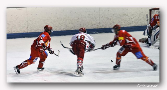 Photo hockey match Valence - Courbevoie  le 21/11/2009