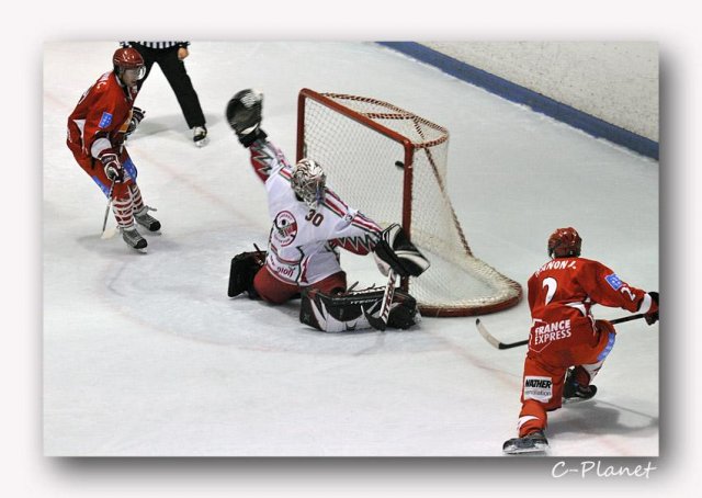 Photo hockey match Valence - Courbevoie  le 21/11/2009