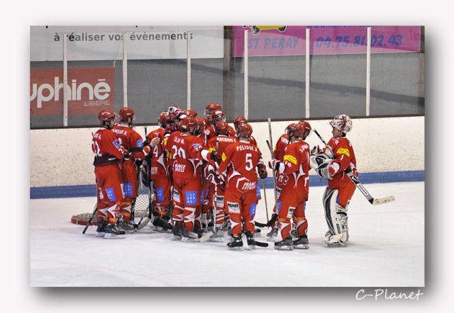 Photo hockey match Valence - Courbevoie  le 21/11/2009