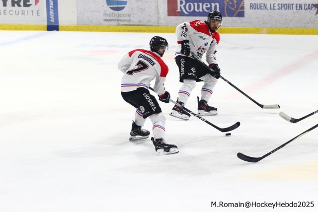 Photo hockey match Rouen - Bordeaux le 30/11/2025