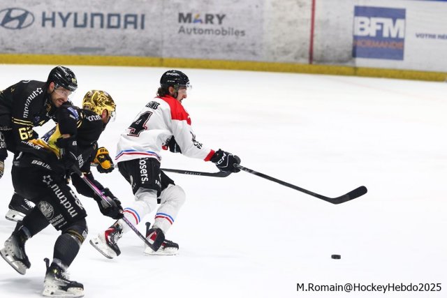 Photo hockey match Rouen - Bordeaux le 30/11/2025