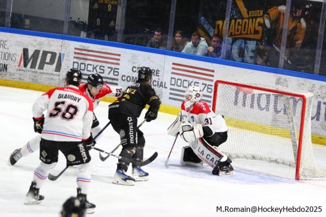 Photo hockey match Rouen - Bordeaux le 30/11/2025