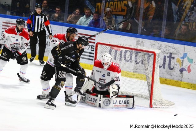 Photo hockey match Rouen - Bordeaux le 30/11/2025