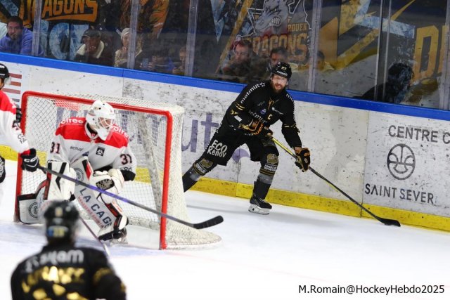 Photo hockey match Rouen - Bordeaux le 30/11/2025