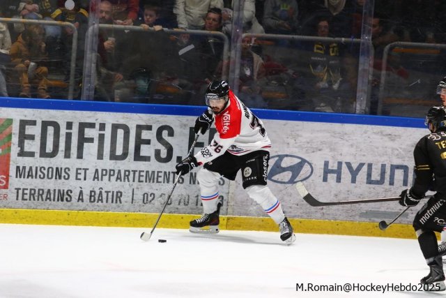 Photo hockey match Rouen - Bordeaux le 30/11/2025