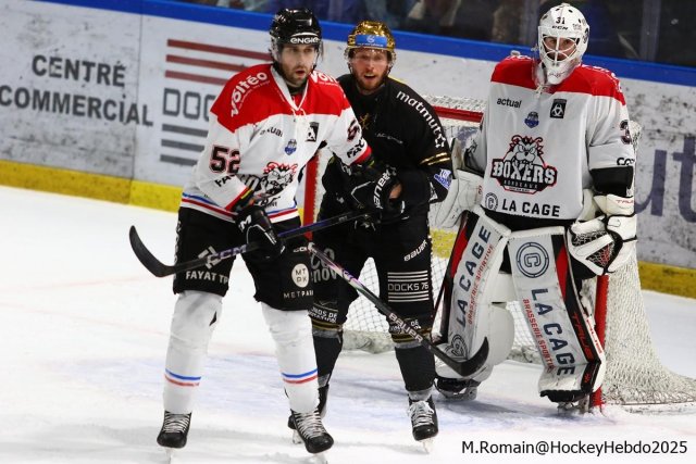 Photo hockey match Rouen - Bordeaux le 30/11/2025