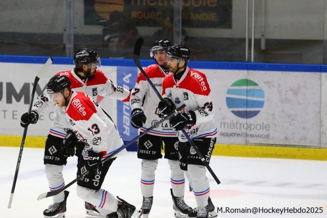 Photo hockey match Rouen - Bordeaux le 30/11/2025