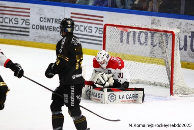 Photo hockey match Rouen - Bordeaux le 30/11/2025