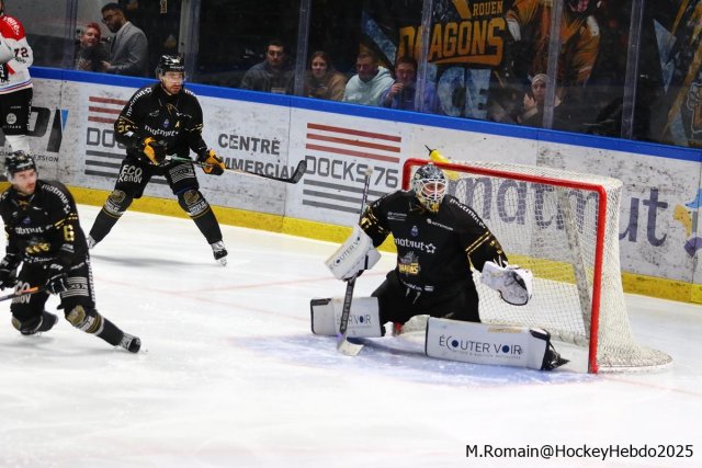 Photo hockey match Rouen - Bordeaux le 30/11/2025