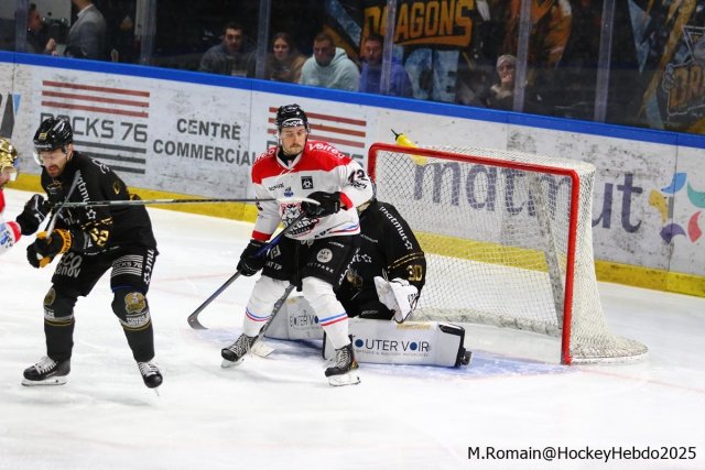 Photo hockey match Rouen - Bordeaux le 30/11/2025