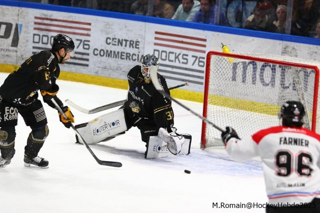 Photo hockey match Rouen - Bordeaux le 30/11/2025