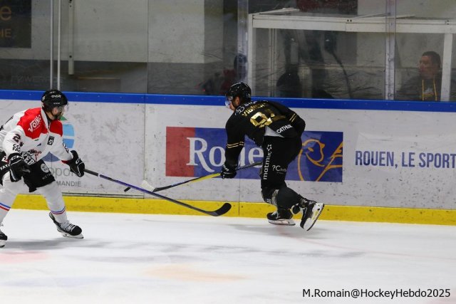 Photo hockey match Rouen - Bordeaux le 30/11/2025