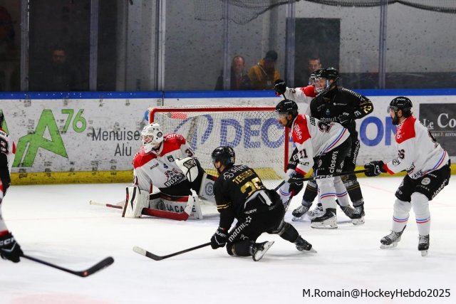 Photo hockey match Rouen - Bordeaux le 30/11/2025