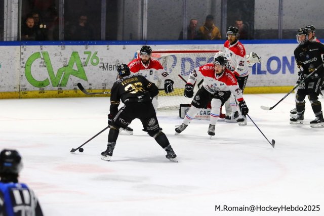 Photo hockey match Rouen - Bordeaux le 30/11/2025