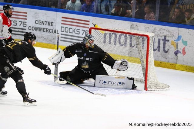 Photo hockey match Rouen - Bordeaux le 30/11/2025