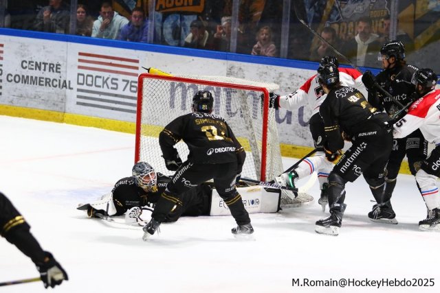 Photo hockey match Rouen - Bordeaux le 30/11/2025