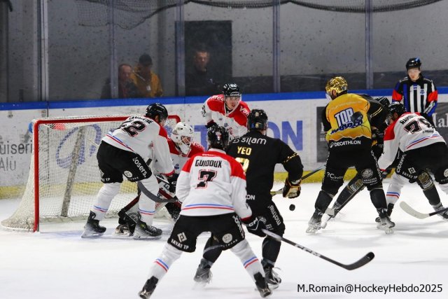 Photo hockey match Rouen - Bordeaux le 30/11/2025