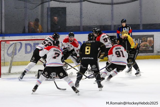Photo hockey match Rouen - Bordeaux le 30/11/2025