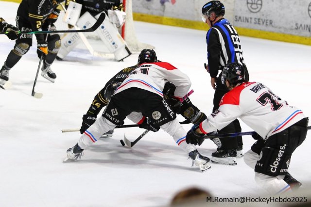 Photo hockey match Rouen - Bordeaux le 30/11/2025