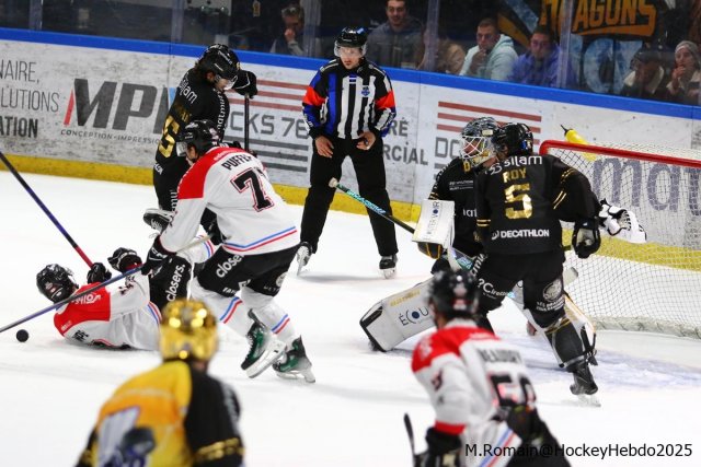 Photo hockey match Rouen - Bordeaux le 30/11/2025