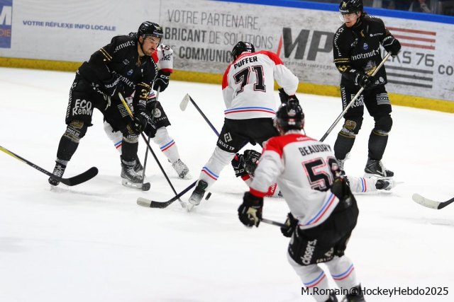 Photo hockey match Rouen - Bordeaux le 30/11/2025