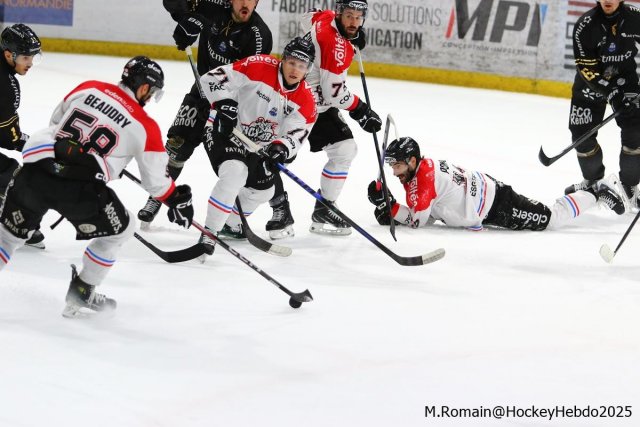 Photo hockey match Rouen - Bordeaux le 30/11/2025