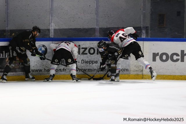 Photo hockey match Rouen - Bordeaux le 30/11/2025