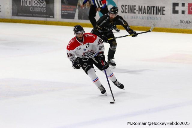 Photo hockey match Rouen - Bordeaux le 30/11/2025