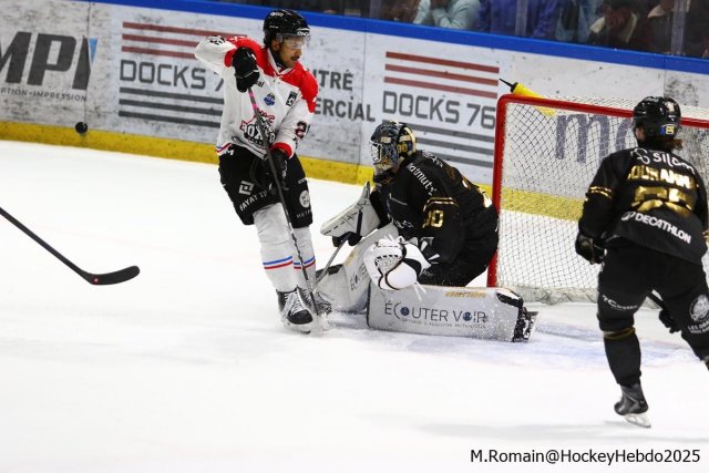 Photo hockey match Rouen - Bordeaux le 30/11/2025