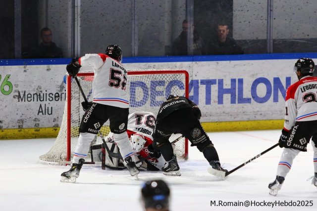 Photo hockey match Rouen - Bordeaux le 30/11/2025