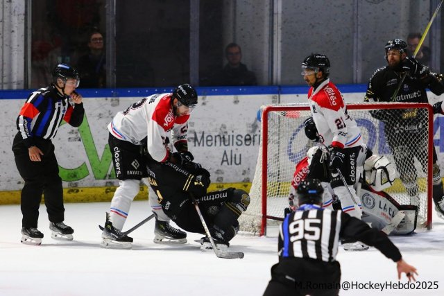 Photo hockey match Rouen - Bordeaux le 30/11/2025