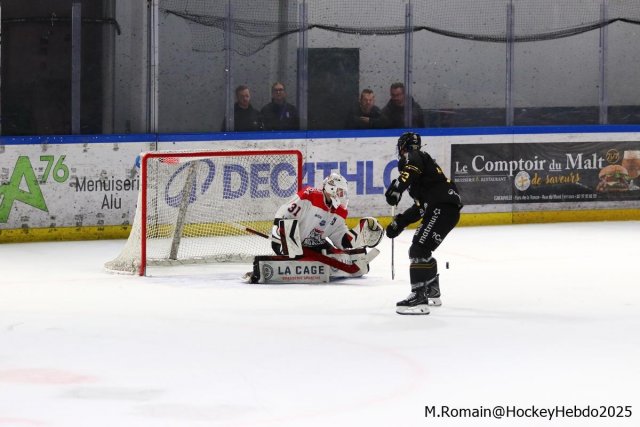 Photo hockey match Rouen - Bordeaux le 30/11/2025