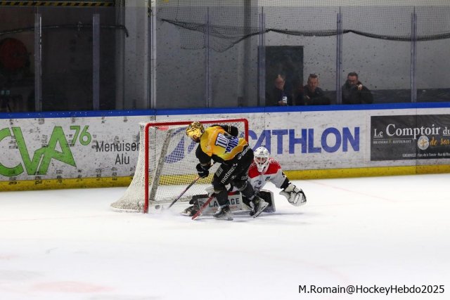 Photo hockey match Rouen - Bordeaux le 30/11/2025