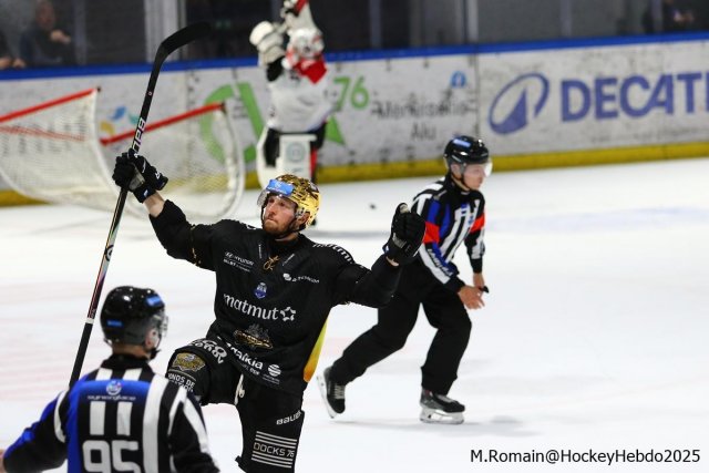 Photo hockey match Rouen - Bordeaux le 30/11/2025
