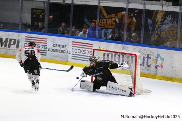 Photo hockey match Rouen - Bordeaux le 30/11/2025